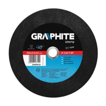 Graphite rezna ploča za metal 350x3,5x32mm 57H712 Graphite rezna ploča za metal 350x3,5x32mm 57H712